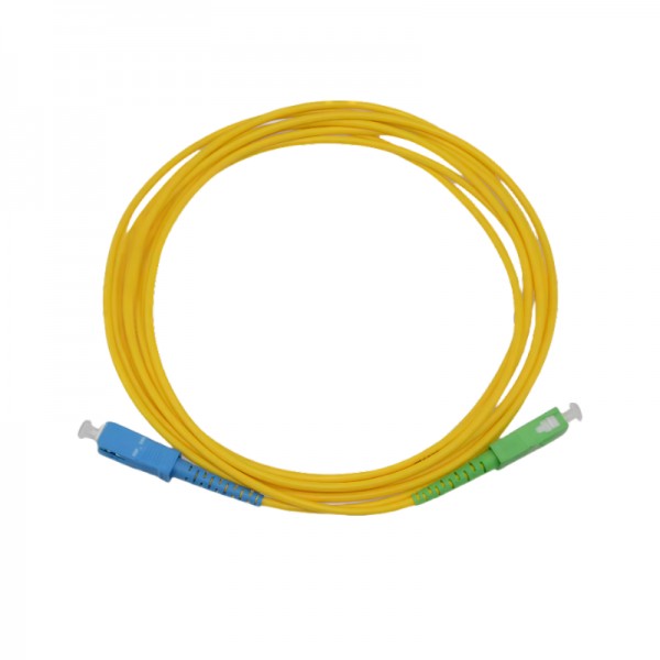SC/APC-SC/PC single mode fiber optic patch cord cable