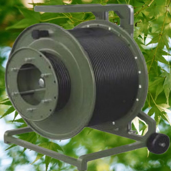 Outdoor Field  Armored Optical Fiber Cable Release Cable Car